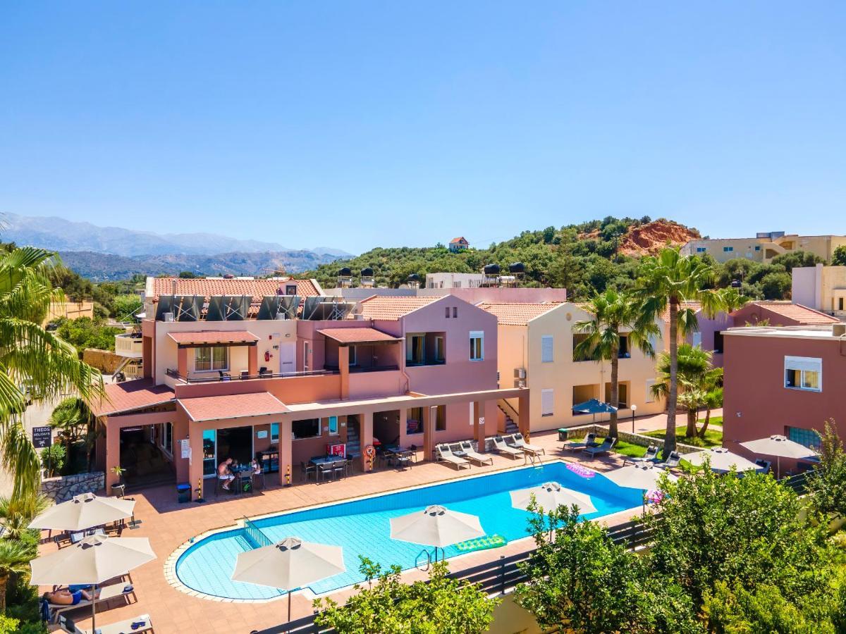 Theos Holidays Apartments Като-Даратсо Экстерьер фото